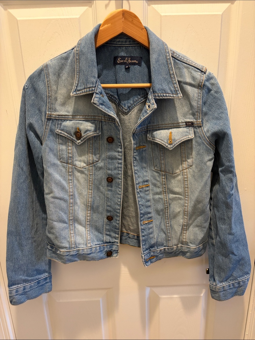 Earl Jeans Light Blue Denim Trucker Jacket
